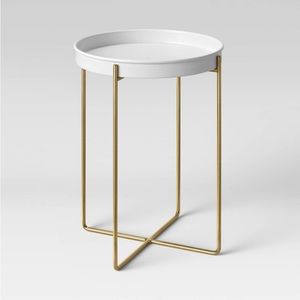12” Iron + Brass Plant Stand